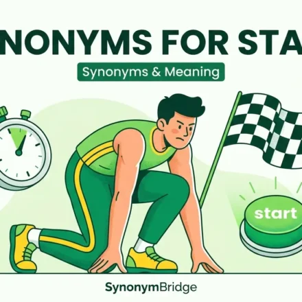 synonyms for start