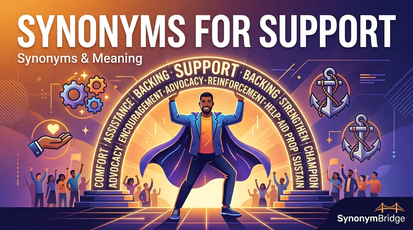55 Powerful Synonyms for Support to Improve Your English