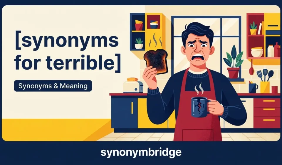 synonyms for terrible