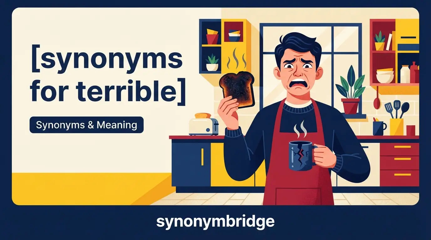 50 Synonyms for Terrible: Better Words for Every Situation