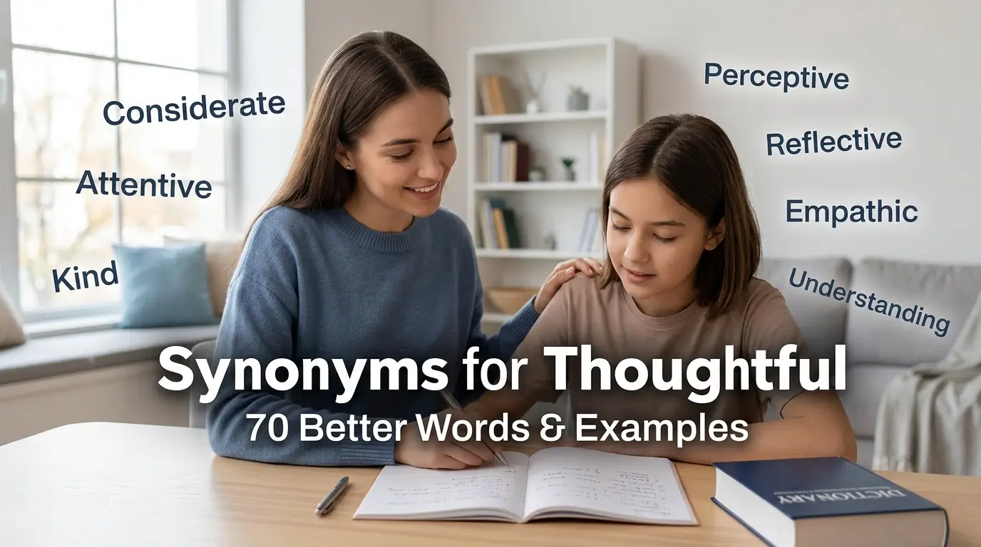Synonyms for Thoughtful: 70 Words to Describe Someone Caring