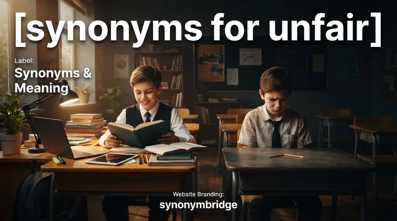 55 Powerful Synonyms for Unfair (With Meanings and Examples)