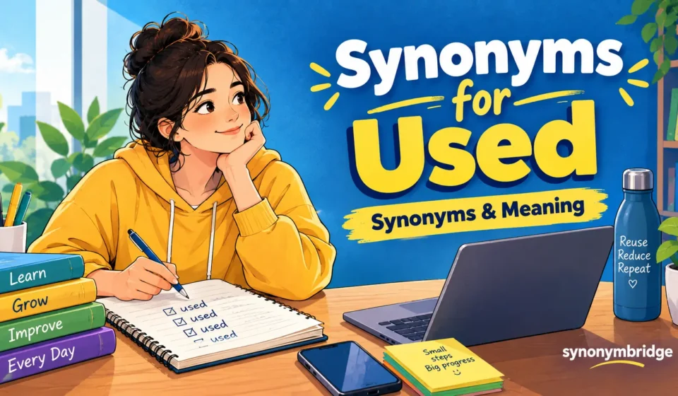 synonyms for used