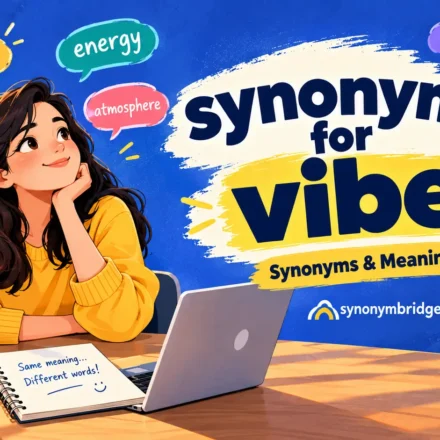 synonyms for vibe