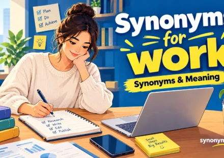 synonyms for work