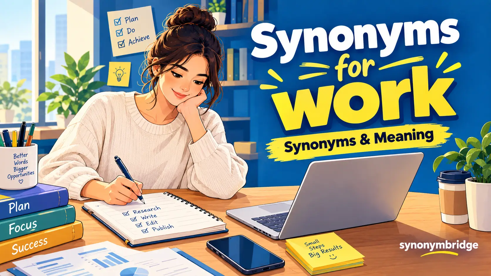 55 Synonyms for Work: Simple Words With Meanings and Examples