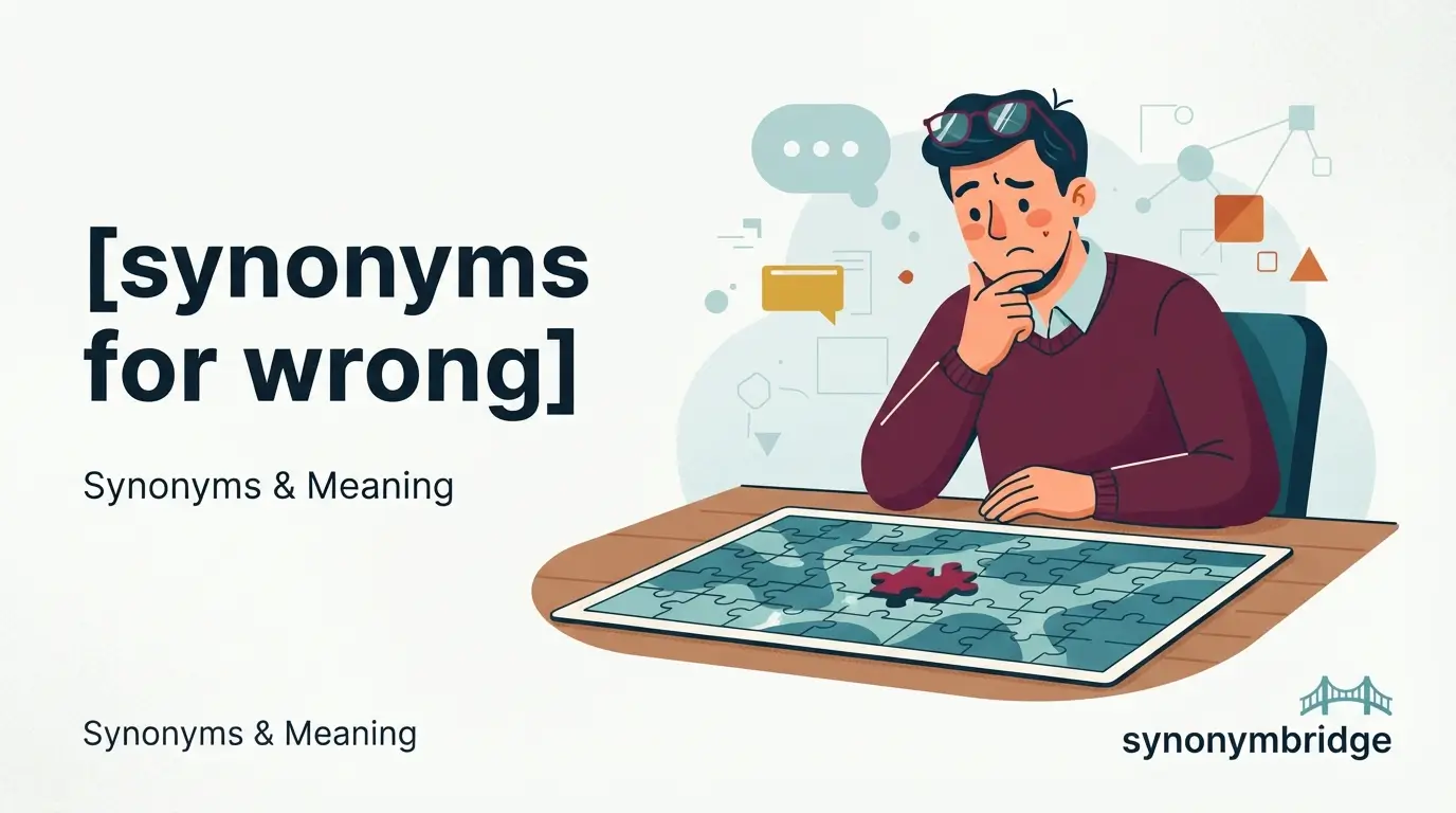 50 Powerful Synonyms for Wrong (With Simple Meanings & Examples)