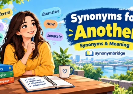 synonyms for another