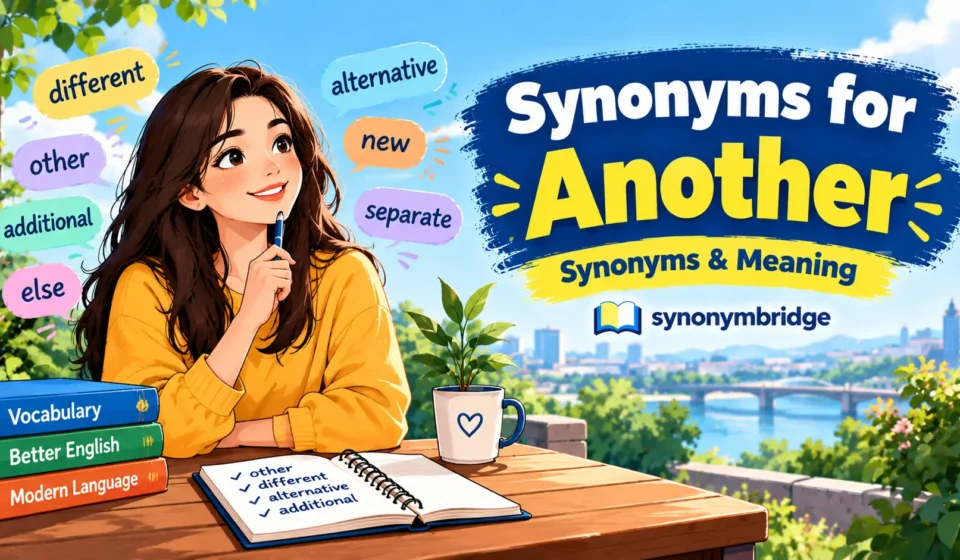 synonyms for another
