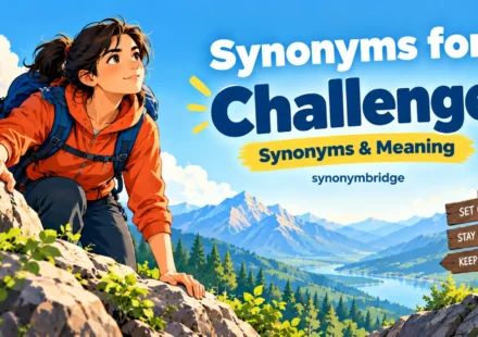 synonyms for challenge