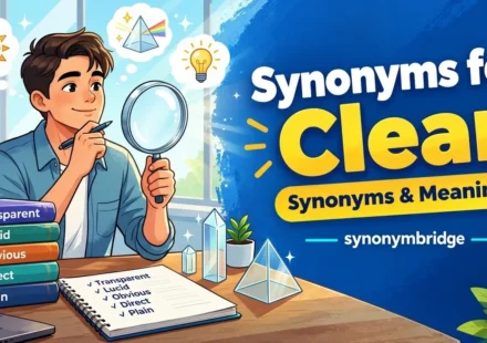 synonyms for clear