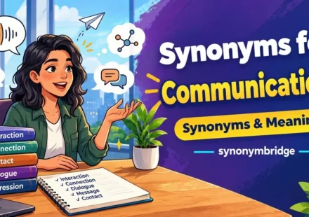 synonyms for communication