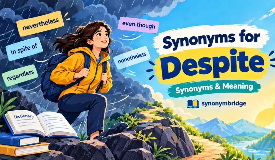 synonyms for despite