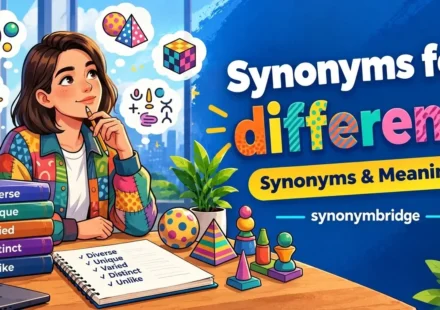synonyms for different