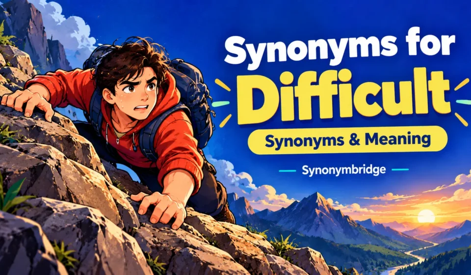 synonyms for difficult