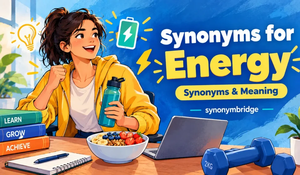 synonyms for energy