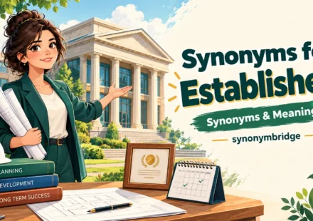 synonyms for established