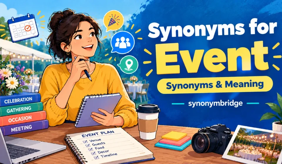 synonyms for event