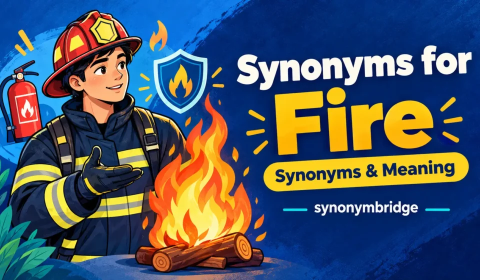 synonyms for fire