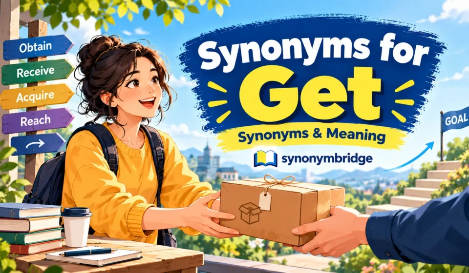 synonyms for get