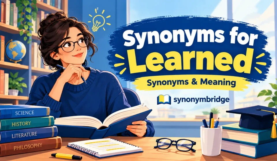 synonyms for learned