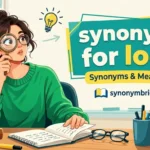 synonyms for look