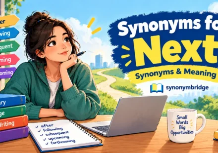 synonyms for next