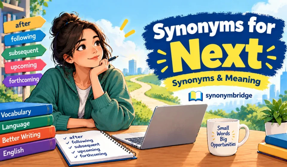 synonyms for next