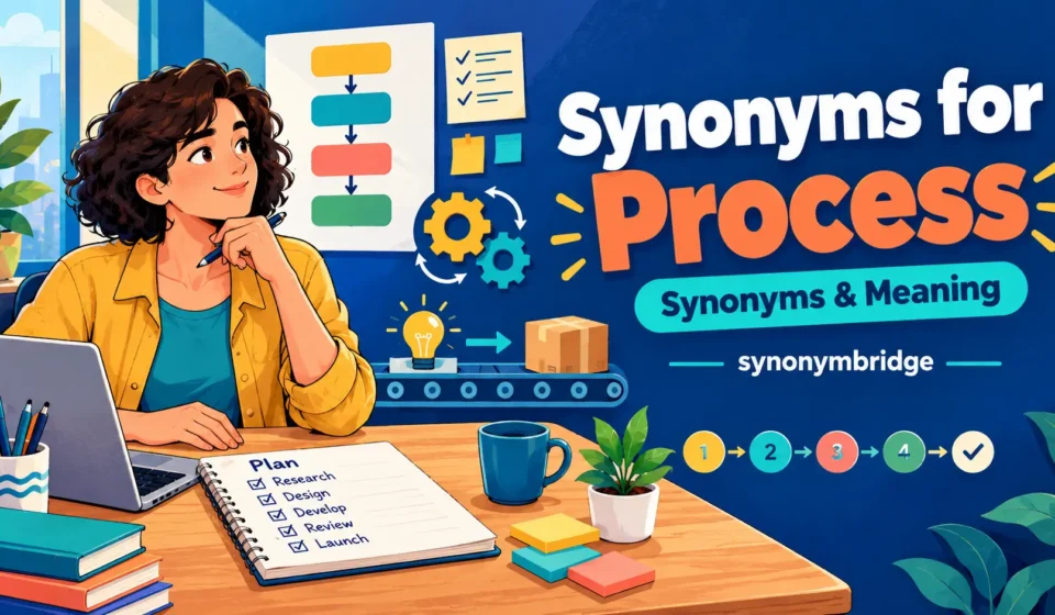 synonyms for process