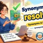 synonyms for resolved