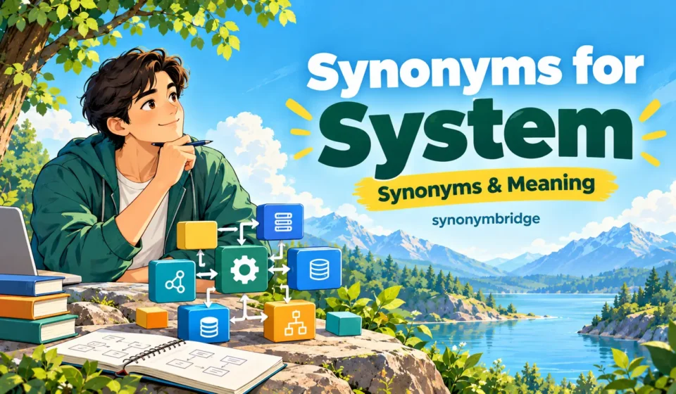 synonyms for system