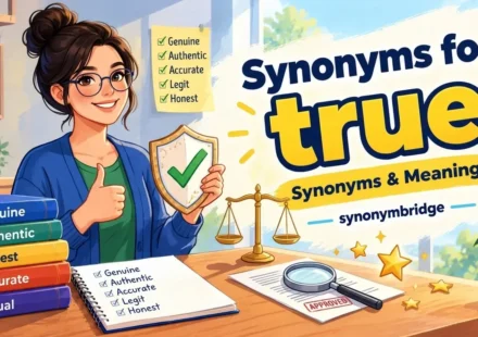 synonyms for true