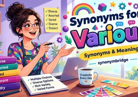 synonyms for various