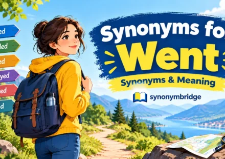 synonyms for went