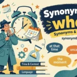 synonyms for when