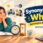 synonyms for while