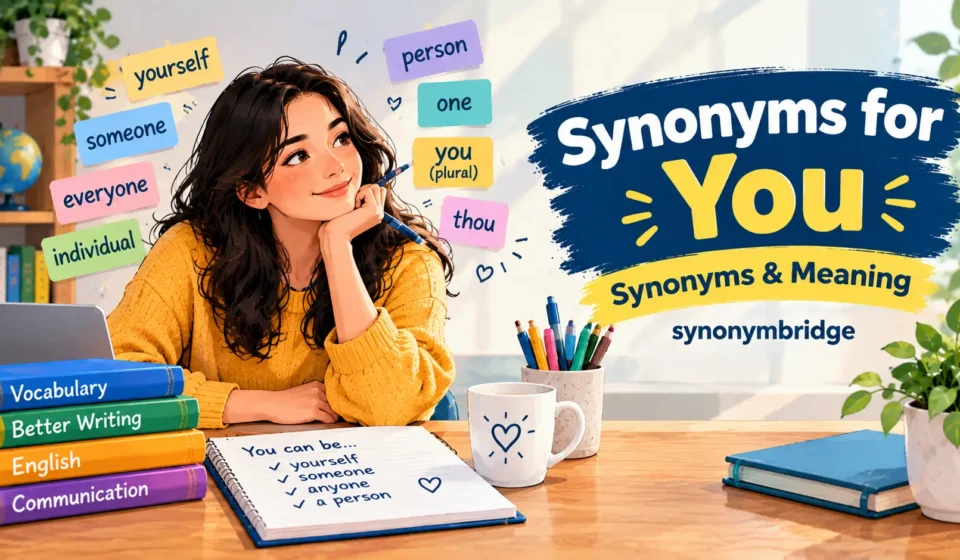 synonyms for you